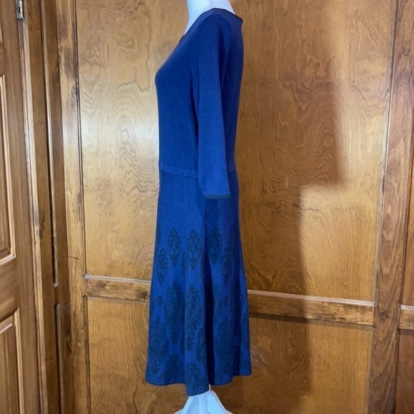 Dennis by Dennis Basso Fit & Flare Sweater Dress - Picture 4 of 8